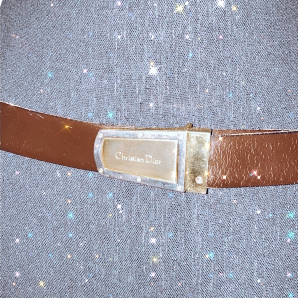 Vintage Reversible Christian Dior Belt